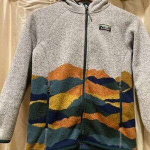 LL Bean Kids Sweater Fleece 10-12